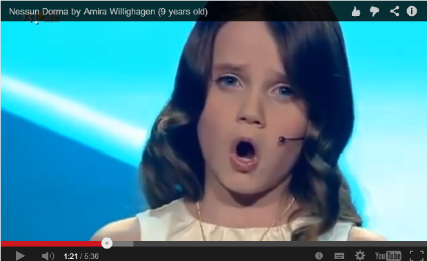 9 year old opera singer